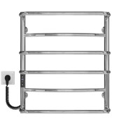 Электрический полотенцесушитель Deffi Аквамикс П6 500х600 левое подключение JD03 хром C.AM.60.50.6.E.C.L.1