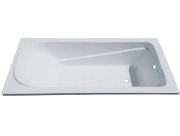 Ванна акрилова Vivia Victoria anti-slip New 150x70 см білий А0043110