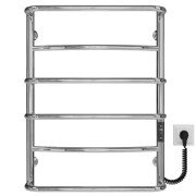 Электрический полотенцесушитель Deffi Аквамикс П6 400х700 правое подключение JD03 хром C.AM.70.40.6.E.C.R.1