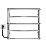 Електрична сушарка для рушників Deffi Аквамікс П5 500х500 ліве підключення JD03 хром C.AM.50.50.5.E.C.L.1