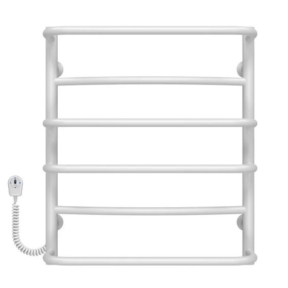 Електросушарка для рушників Deffi Аквамікс П6 500х600 ліве підключення білий C.AM.60.50.6.E.W.L.5