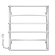 Електросушарка для рушників Deffi Аквамікс П6 500х600 ліве підключення білий C.AM.60.50.6.E.W.L.5