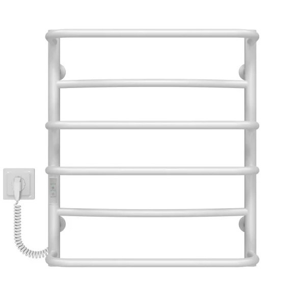 Электрический полотенцесушитель Deffi Аквамикс П6 500х600 левое подключение WD03 белый C.AM.60.50.6.E.W.L.3