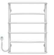 Электрический полотенцесушитель Deffi Аквамикс П6 400х700 левое подключение белый C.AM.70.40.6.E.W.L.5