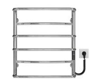 Електрична сушарка для рушників Deffi Аквамікс П6 500х600 праве підключення JD03 хром C.AM.60.50.6.E.C.R.1