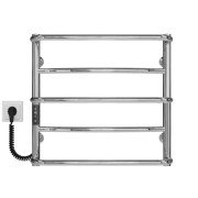 Электрический полотенцесушитель Deffi Аквамикс П5 400х500 левое подключение JD03 хром C.AM.50.40.5.E.C.L.1
