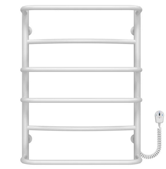 Электрический полотенцесушитель Deffi Аквамикс П6 500х700 правое подключение белый C.AM.70.50.6.E.W.R.5