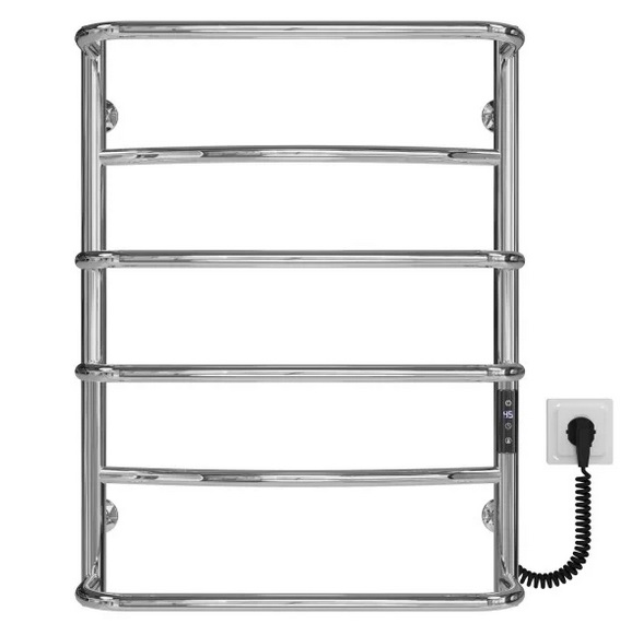 Электрический полотенцесушитель Deffi Аквамикс П6 500х700 правое подключение JD03 хром C.AM.70.50.6.E.C.R.1