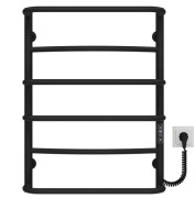Электрический полотенцесушитель Deffi Аквамикс П6 500х700 правое подключение JD03 черный C.AM.70.50.6.E.B.R.1