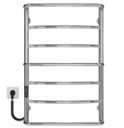 Электрический полотенцесушитель Deffi Аквамикс П7 500х800 левое подключение JD03 хром C.AM.80.50.7.E.C.L.1