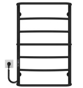 Электрический полотенцесушитель Deffi Аквамикс П7 500х800 левое подключение JD03 черный C.AM.80.50.7.E.B.L.1