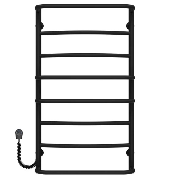 Електросушарка для рушників Deffi Аквамікс П8 500х900 ліве підключення чорний C.AM.90.50.8.E.B.L.5