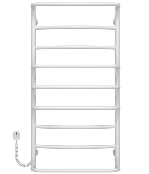 Електрична сушарка для рушників Deffi Аквамікс П9 500х1000 ліве підключення білий C.AM.100.50.9.E.W.L.5