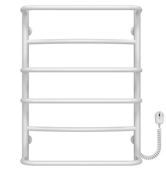 Електрична сушарка для рушників Deffi Аквамікс П6 500х700 праве підключення білий C.AM.70.50.6.E.W.R.5