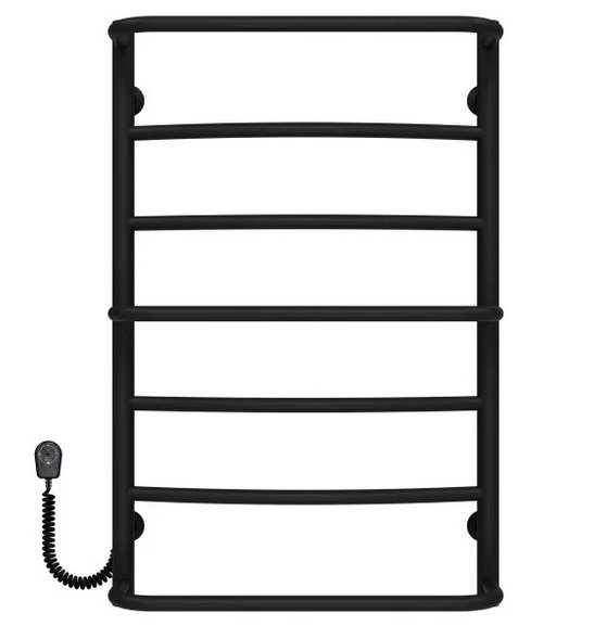 Электрический полотенцесушитель Deffi Аквамикс П7 500х800 левое подключение черный C.AM.80.50.7.E.B.L.5