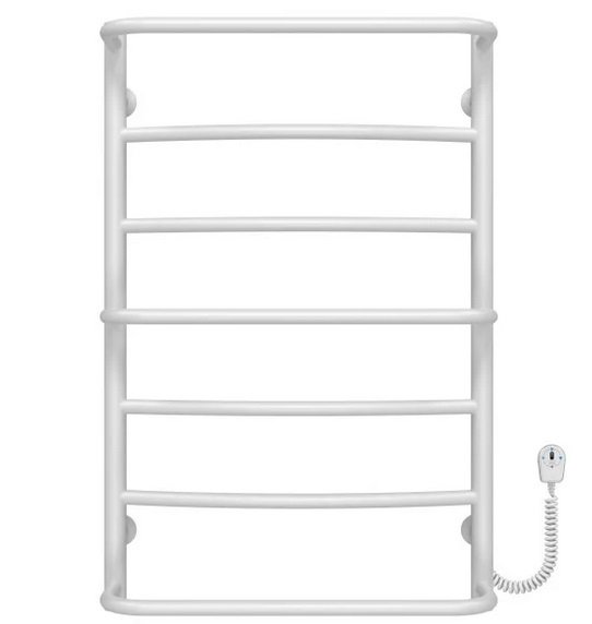 Электрический полотенцесушитель Deffi Аквамикс П7 500х800 правое подключение белый C.AM.80.50.7.E.W.R.5