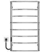 Электрический полотенцесушитель Deffi Аквамикс П8 500х900 левое подключение JD03 хром C.AM.90.50.8.E.C.L.1