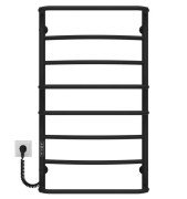 Электрический полотенцесушитель Deffi Аквамикс П8 500х900 левое подключение JD03 черный C.AM.90.50.8.E.B.L.1