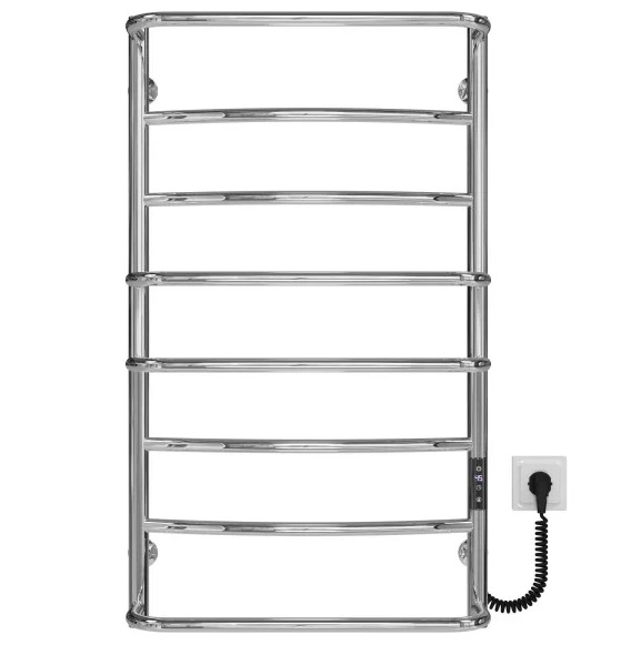 Электрический полотенцесушитель Deffi Аквамикс П8 500х900 правое подключение JD03 хром C.AM.90.50.8.E.C.R.1