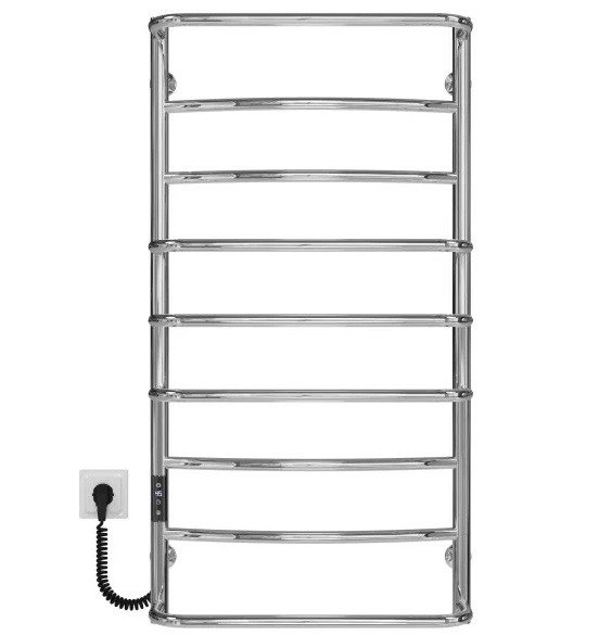 Электрический полотенцесушитель Deffi Аквамикс П9 500х1000 левое подключение JD03 хром C.AM.100.50.9.E.C.L.1