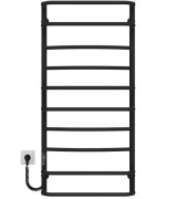 Электрический полотенцесушитель Deffi Аквамикс П10 500х1100 левое подключение JD03 черный C.AM.110.50.10.E.B.L.1