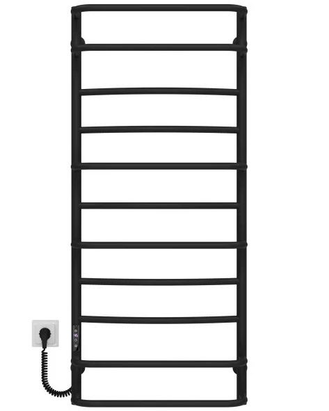 Электрический полотенцесушитель Deffi Аквамикс П11 500х1200 левое подключение JD03 черный C.AM.120.50.11.E.B.L.1