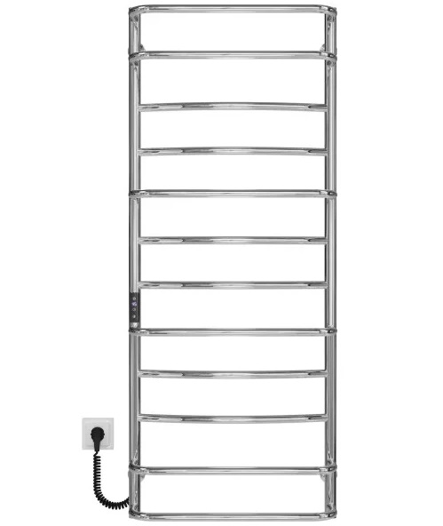 Електрична сушарка для рушників Deffi Аквамікс П12 500х1300 ліве підключення JD03 хром C.AM.130.50.12.E.C.L.1