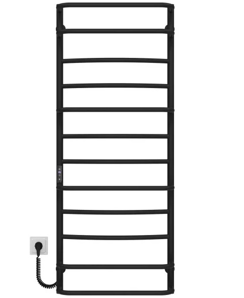 Электрический полотенцесушитель Deffi Аквамикс П12 500х1300 левое подключение JD03 черный C.AM.130.50.12.E.B.L.1