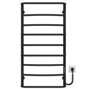 Електрична сушарка для рушників Deffi Аквамікс П9 500х1000 праве підключення JD03 чорний C.AM.100.50.9.E.B.R.1