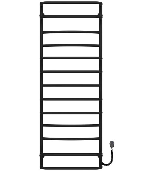 Електросушарка для рушників Deffi Аквамікс П13 500х1400 праве підключення чорний C.AM.140.50.13.E.B.R.5