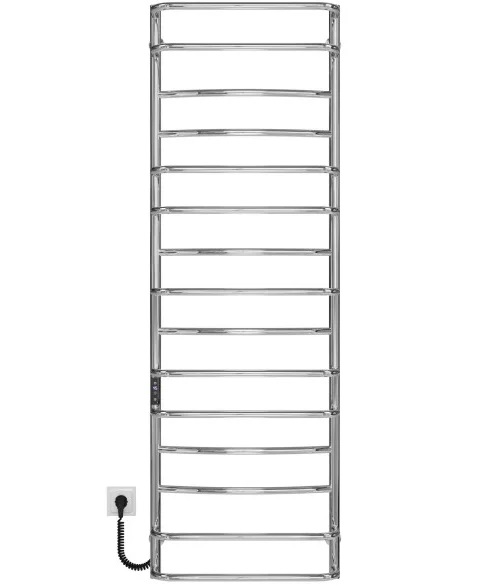 Электрический полотенцесушитель Deffi Аквамикс П15 500х1600 левое подключение JD03 хром C.AM.160.50.15.E.C.L.1