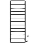 Електрична сушарка для рушників Deffi Аквамікс П13 500х1400 праве підключення JD03 чорний C.AM.140.50.13.E.B.R.1