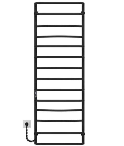 Электрический полотенцесушитель Deffi Аквамикс П14 500х1500 левое подключение JD03 черный C.AM.150.50.14.E.B.L.1
