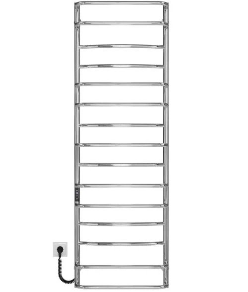 Электрический полотенцесушитель Deffi Аквамикс П15 500х1600 левое подключение JD03 хром C.AM.160.50.15.E.C.L.1