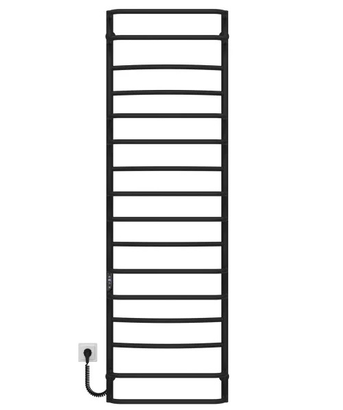 Электрический полотенцесушитель Deffi Аквамикс П16 500х1700 левое подключение JD03 черный C.AM.170.50.16.E.B.L.1