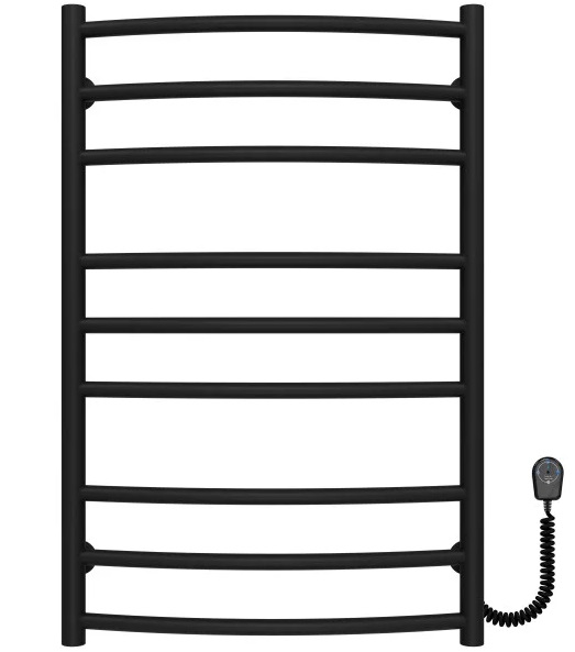 Электрический полотенцесушитель Deffi Классик Элит П9 400х800 правое подключение черный C.KE.80.40.9.E.B.R.5