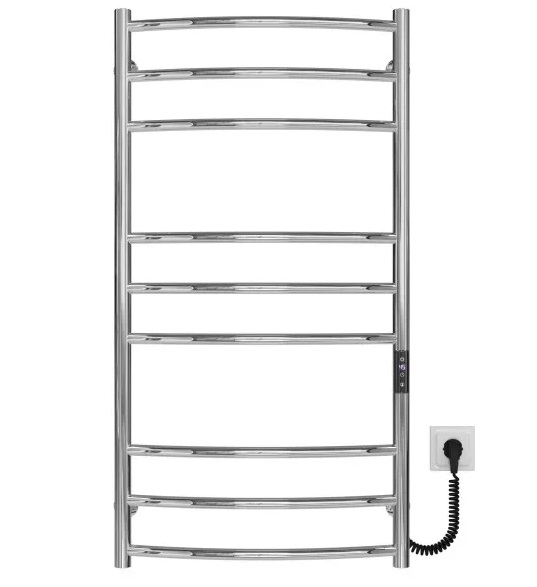 Электрический полотенцесушитель Deffi Классик Элит П9 400х1000 правое подключение JD03 хром C.KE.100.40.9.E.C.R.1