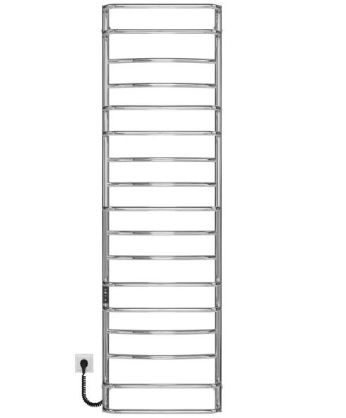 Електрична сушарка для рушників Deffi Аквамікс П17 500х1800 ліве підключення JD03 хром C.AM.180.50.17.E.C.L.1