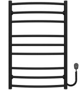 Электрический полотенцесушитель Deffi Классик Элит П9 400х800 правое подключение черный C.KE.80.40.9.E.B.R.5