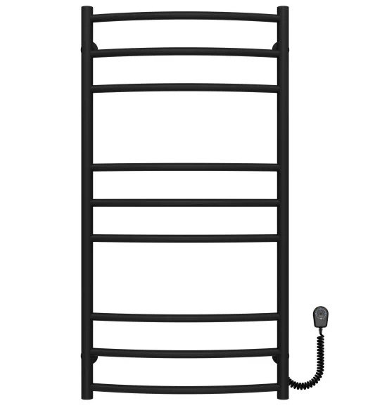 Электрический полотенцесушитель Deffi Классик Элит П9 400х1000 правое подключение черный C.KE.100.40.9.E.B.R.5