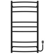 Електрична сушарка для рушників Deffi Класик Еліт П9 400х1000 праве підключення чорний C.KE.100.40.9.E.B.R.5