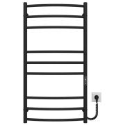 Електрична сушарка для рушників Deffi Класик Еліт П9 400х1000 праве підключення JD03 чорний C.KE.100.40.9.E.B.R.1