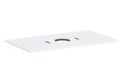 Столешница под раковину Hansgrohe Xilesa E 98х55 с вырезом по центру ДСП матовый белый 54276700