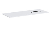 Столешница под раковину Hansgrohe Xilesa E 137,5х55 вырез справа ДСП матовый белый 54279700