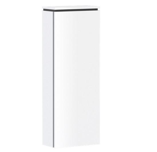 Полупенал для ванной Hansgrohe Xilesa E 40х20 см петли справа МДФ матовый белый 54282700