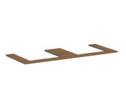 Столешница под раковину Hansgrohe Xilesa E 137,5х55 с 2 вырезами ДСП дуб кашемир 54274550