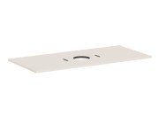 Стільниця під раковину Hansgrohe Xilesa E 118х55 з вирізом по центру ДСП пісочно-бежевий матовий 54277780