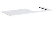 Столешница под раковину Hansgrohe Xilesa E 137,5х55 вырез справа ДСП матовый белый 54273700