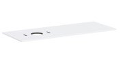 Стільниця під раковину Hansgrohe Xilesa E 137,5х55 виріз зліва ДСП матовий білий 54278700