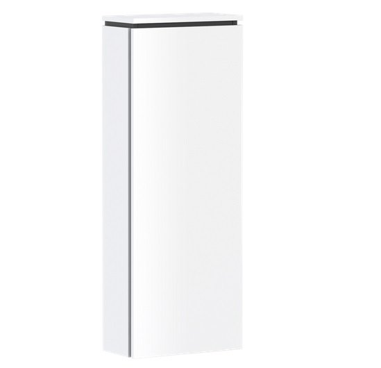 Напівпенал для ванної Hansgrohe Xilesa E 40х20 см петлі зліва МДФ матовий білий 54281700